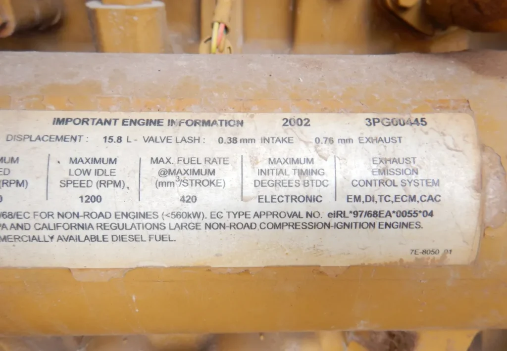 2003 Caterpillar 3456-XQ400